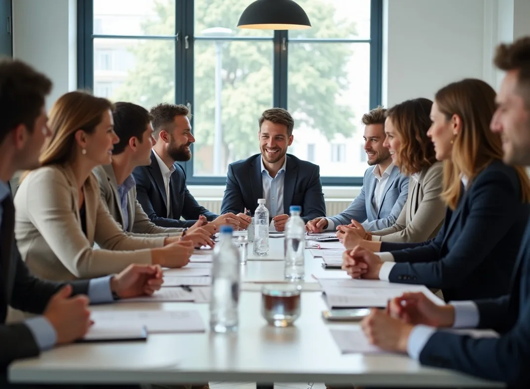 Brand strategy planning meeting